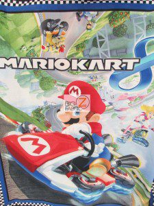 Mario Kart 8 Cotton Fabric By The Panel